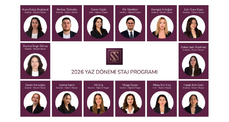 Şengün & Partners, 2026 Yaz Dönemi Staj Programı’nı Duyurdu