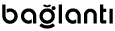 Yuvarlak hatlı geometrik harflerle küçük yazılmış bağlantı kelime markası